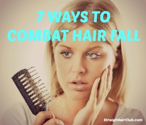 ways to combat hair fall